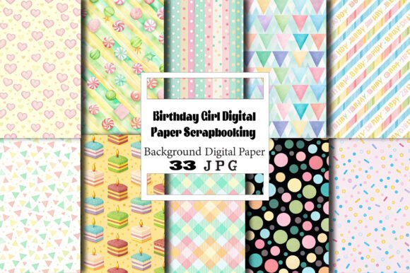 Birthday Girl Digital Paper: Your Ultimate Creative Toolkit