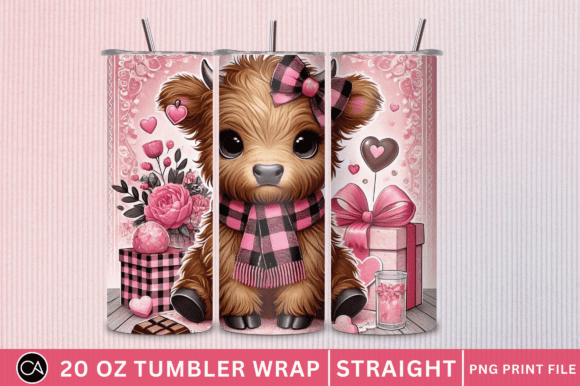 Capture Rustic Charm with a Highland Cow Tumbler Wrap