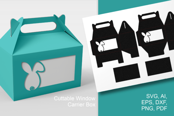 Crafting Unique Easter Favors with the Easter Bunny Wide Window Gable Favor Box