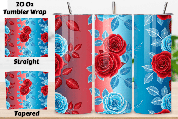 Creating with the Fire and Ice Rose Tumbler Wrap