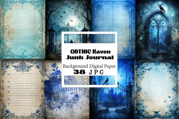 Gothic Raven Junk Journal: A Canvas for Diverse Creativity