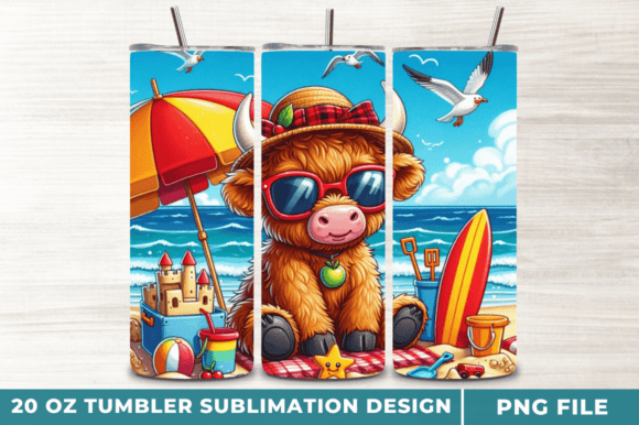 Integrating Highland Cow Beach Tumbler Wraps into Your Creative and Business Workflow