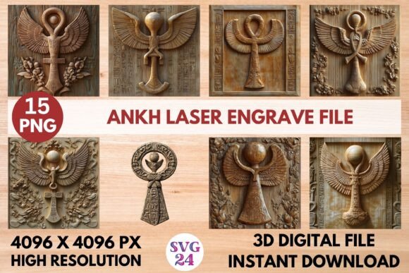 The Ankh Laser Engrave File: Elevating Projects with Precision and Symbolism