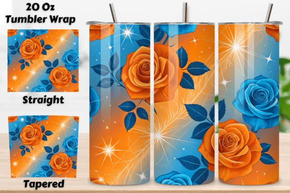The Art and Science of Tumbler Wraps: Unleashing Creativity with Starburst Rose Designs