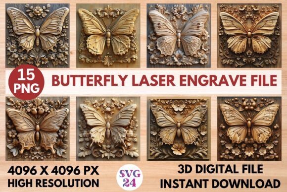 The Butterfly Laser Engrave File: A Digital Catalyst for Precision Creativity