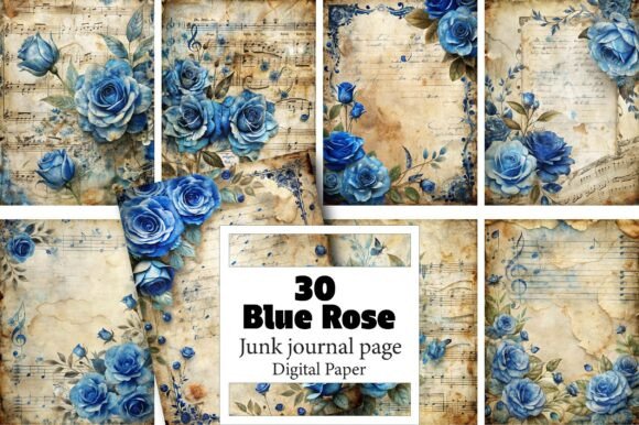 The Expansive World of Blue Rose Junk Journal Pages