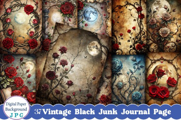 The Timeless Utility of a Vintage Black Junk Journal Page