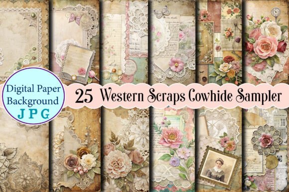 The Ultimate Craft Resource: Exploring the Western Scraps Cowhide Sampler & Digital Papers
