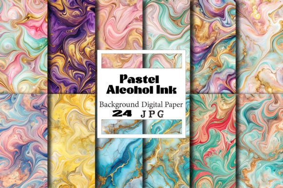 The Versatile Magic of Pastel Alcohol Ink Designs