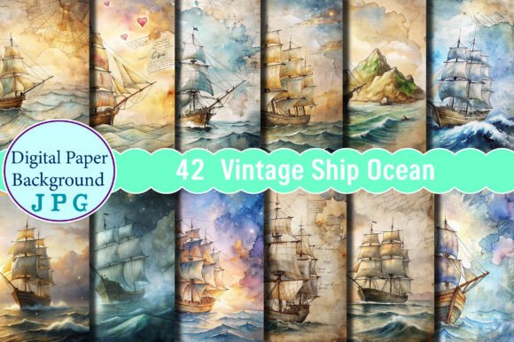 Understanding Vintage Ship Ocean Junk Journal Papers