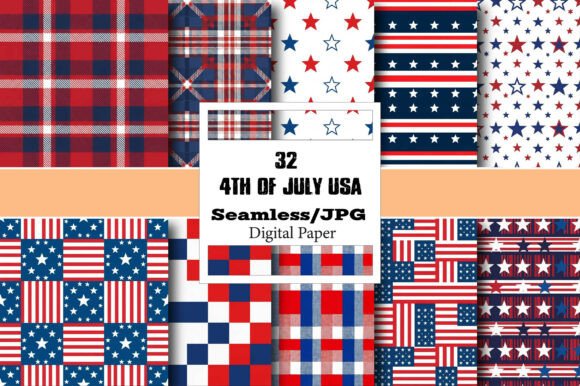 Unlocking Creative Independence: The Versatility of a 4th of July USA Seamless Pattern