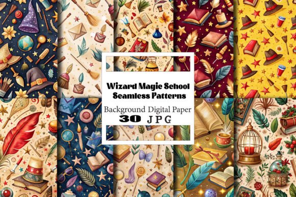 Unlocking Creativity: Integrating Wizard Magic School Seamless Patterns into Your Workflow