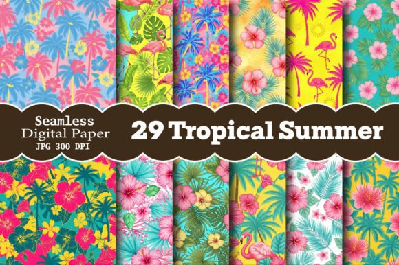 Your Creative World in Pink Tropical Summer Style